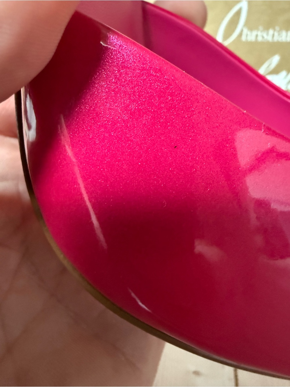Christian Louboutin Miss Z Pointed Toe Mule Sandal Pinup Pink Sz 36 / 6 - Picture 9 of 13